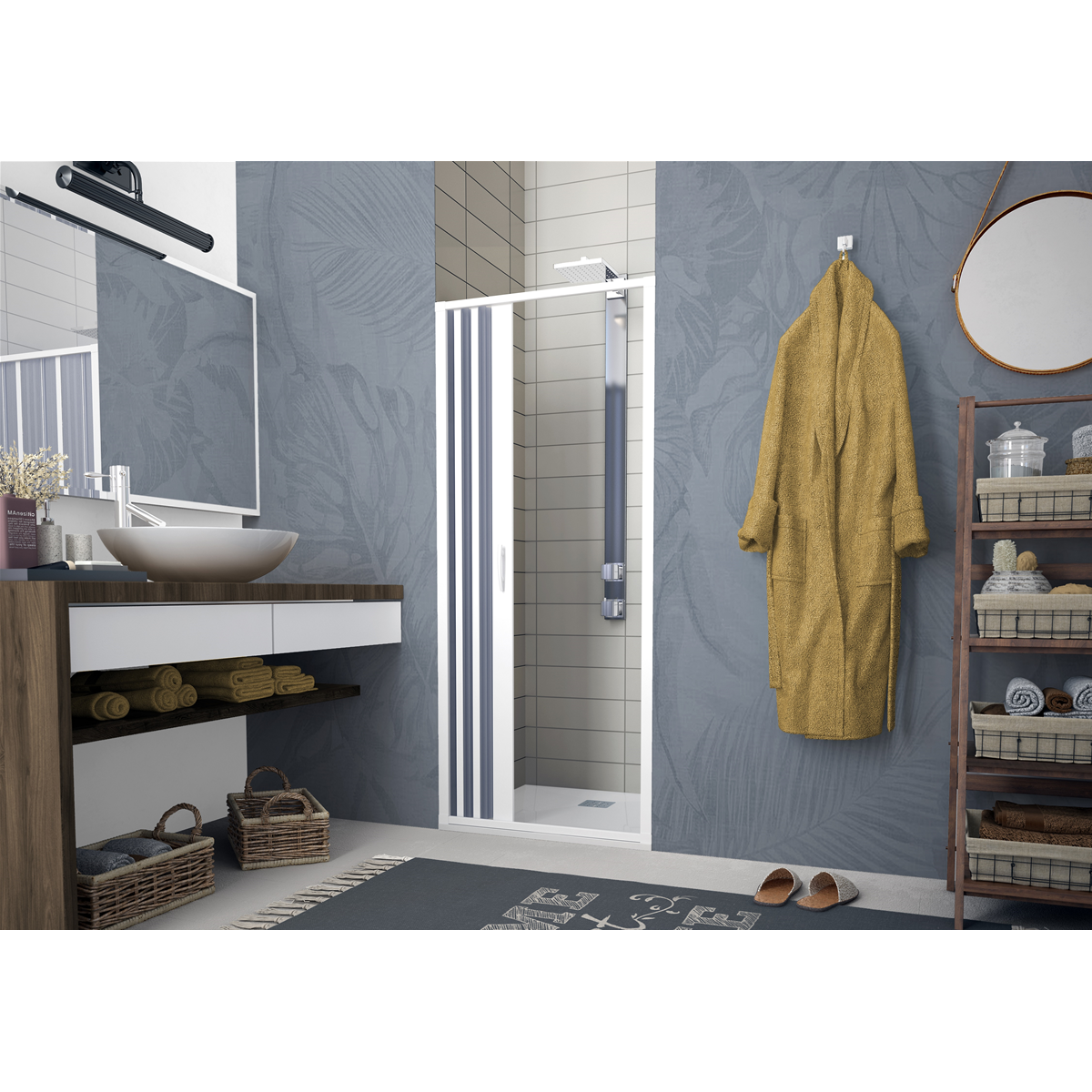 Porta A Soffietto Per Doccia.Porta Doccia A Soffietto Per Box Doccia Nicchia Con Apertura Laterale 80 Cm Ebay